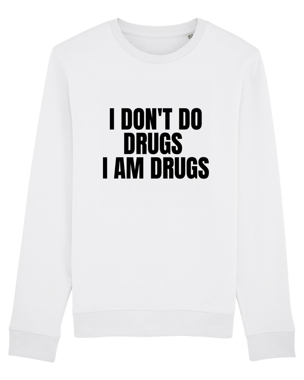 Bluză mânecă lungă Unisex Rise White