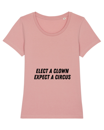 elect a clown expect a circus Canyon Pink