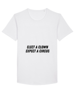elect a clown expect a circus Tricou mânecă scurtă guler larg Bărbat Skater