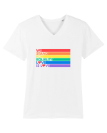 Love is Love Tricou mânecă scurtă guler V Bărbat Presenter