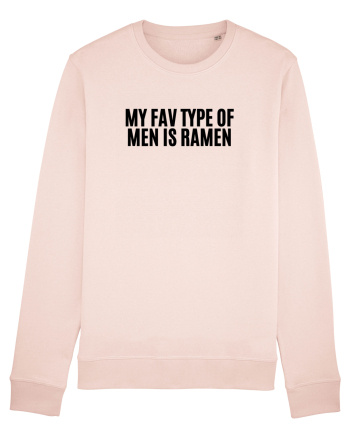 my fav type of men is ramen Candy Pink