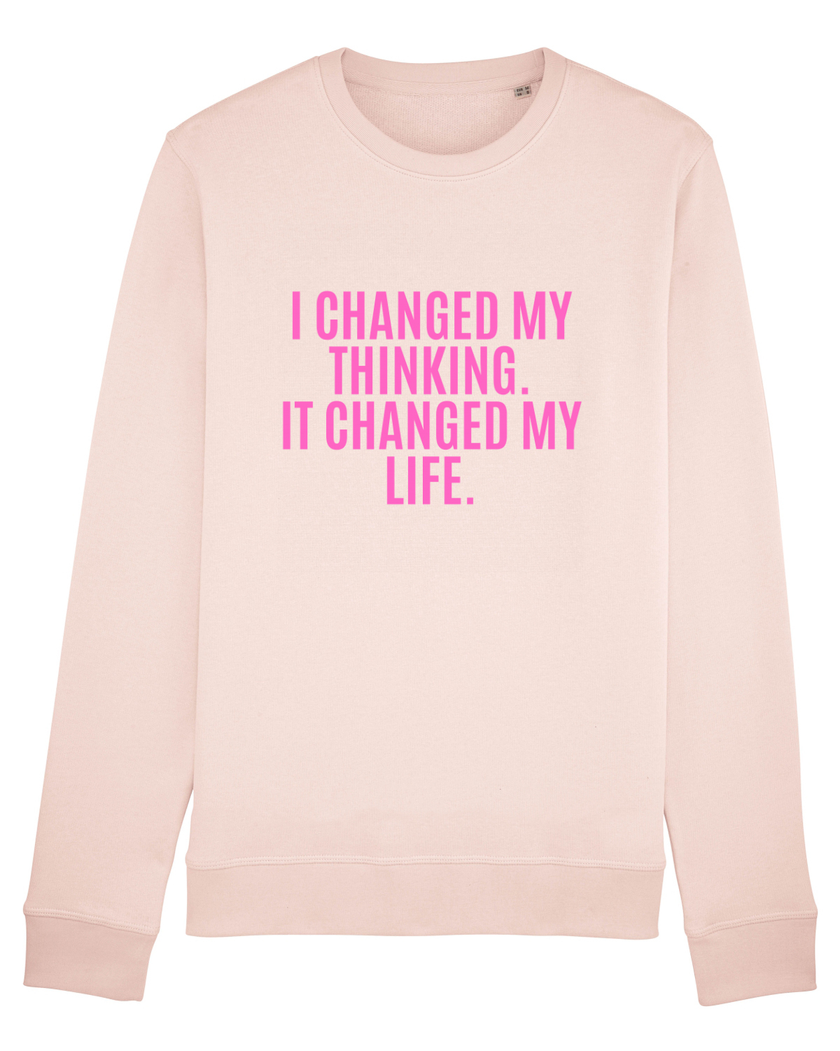 Bluză mânecă lungă Unisex Rise Candy Pink