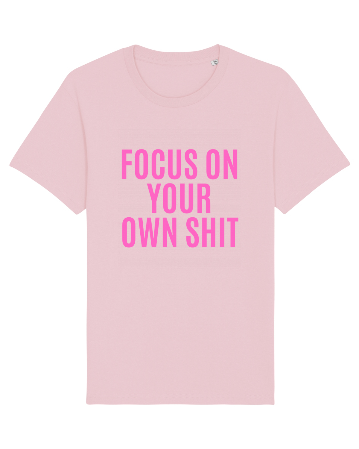 Tricou mânecă scurtă Unisex Rocker Cotton Pink