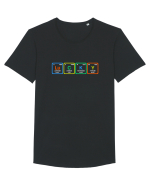 LUCKY Tricou mânecă scurtă guler larg Bărbat Skater