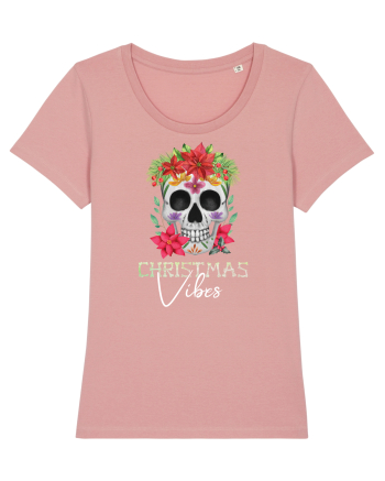 Christmas Vibes Skeleton Skull Canyon Pink