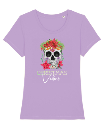 Christmas Vibes Skeleton Skull Lavender Dawn