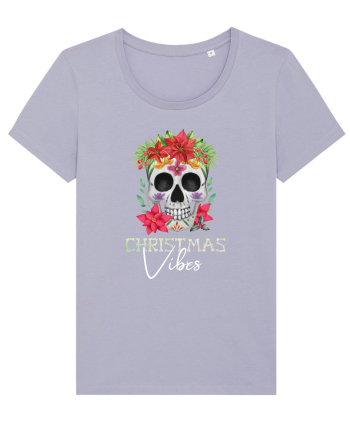 Christmas Vibes Skeleton Skull Lavender