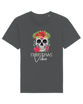 Christmas Vibes Skeleton Skull Anthracite