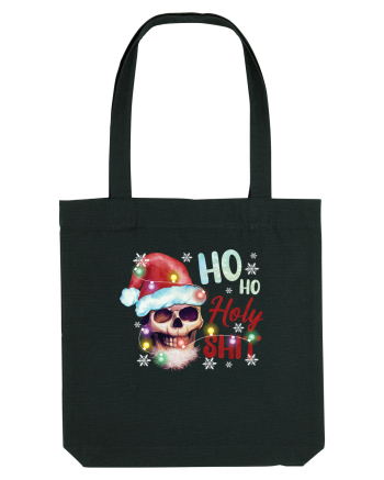 Ho Ho Holy Shit Skeleton Skull Christmas Black