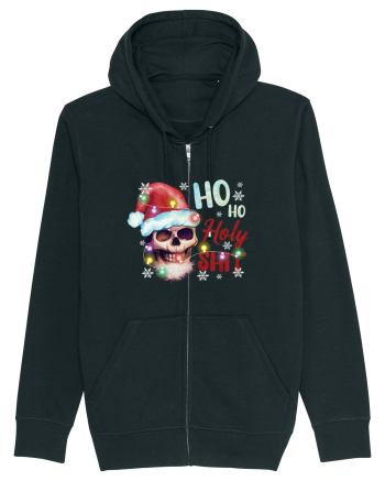 Ho Ho Holy Shit Skeleton Skull Christmas Black