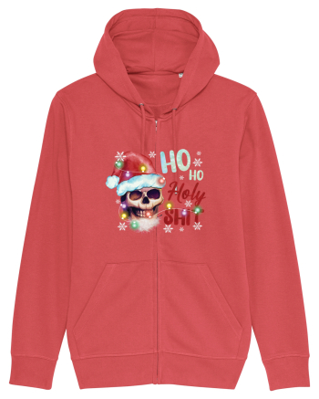 Ho Ho Holy Shit Skeleton Skull Christmas Carmine Red