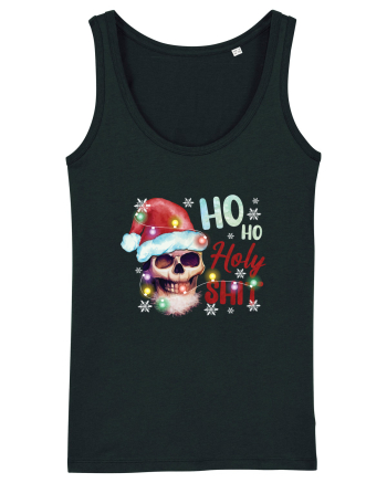 Ho Ho Holy Shit Skeleton Skull Christmas Black
