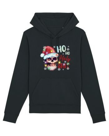 Ho Ho Holy Shit Skeleton Skull Christmas Black