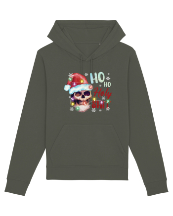 Ho Ho Holy Shit Skeleton Skull Christmas Khaki