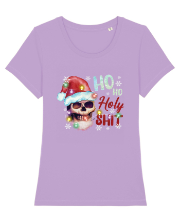 Ho Ho Holy Shit Skeleton Skull Christmas Lavender Dawn