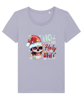 Ho Ho Holy Shit Skeleton Skull Christmas Lavender
