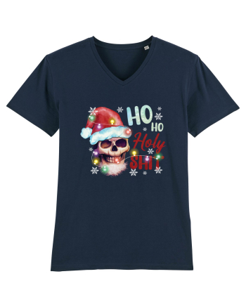 Ho Ho Holy Shit Skeleton Skull Christmas French Navy