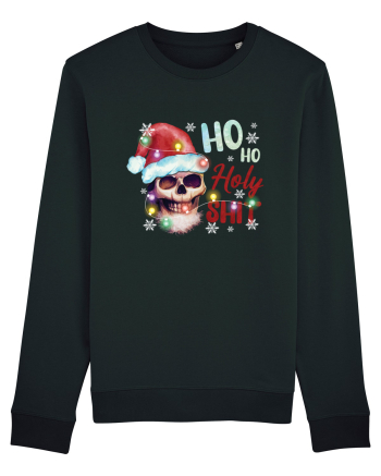 Ho Ho Holy Shit Skeleton Skull Christmas Black