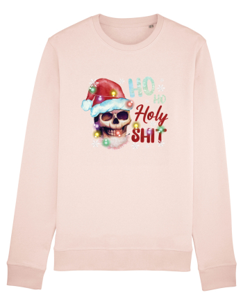 Ho Ho Holy Shit Skeleton Skull Christmas Candy Pink