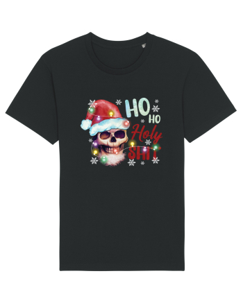 Ho Ho Holy Shit Skeleton Skull Christmas Black