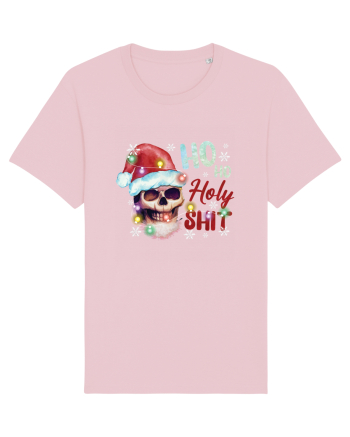 Ho Ho Holy Shit Skeleton Skull Christmas Cotton Pink