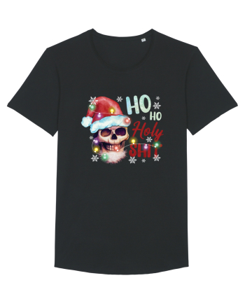 Ho Ho Holy Shit Skeleton Skull Christmas Black
