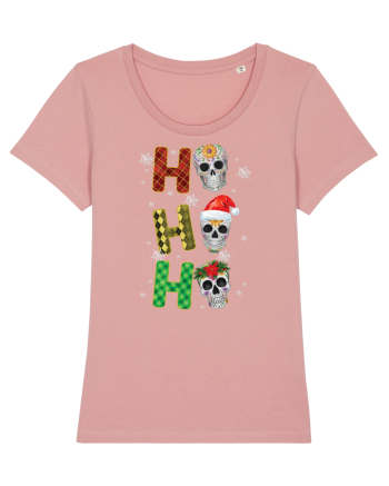 Ho-Ho-Ho Christmas Skulls Canyon Pink