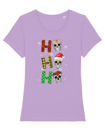 Ho-Ho-Ho Christmas Skulls Lavender Dawn