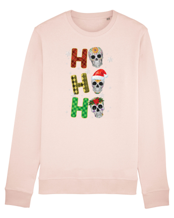 Ho-Ho-Ho Christmas Skulls Candy Pink
