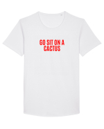 go sit on a cactus Tricou mânecă scurtă guler larg Bărbat Skater