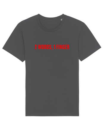 2 words 1 finger Anthracite