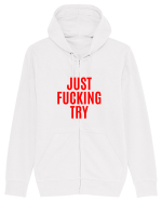 just fucking try Hanorac cu fermoar Unisex Connector