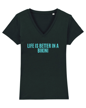 life is better in a bikini Black