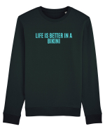 life is better in a bikini Bluză mânecă lungă Unisex Rise