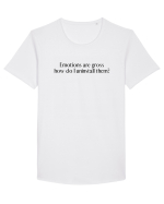 emotions are gross ... Tricou mânecă scurtă guler larg Bărbat Skater