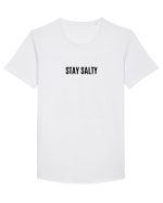 stay salty Tricou mânecă scurtă guler larg Bărbat Skater