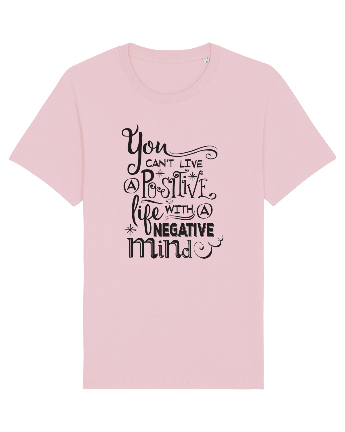 Tricou mânecă scurtă Unisex Rocker Cotton Pink