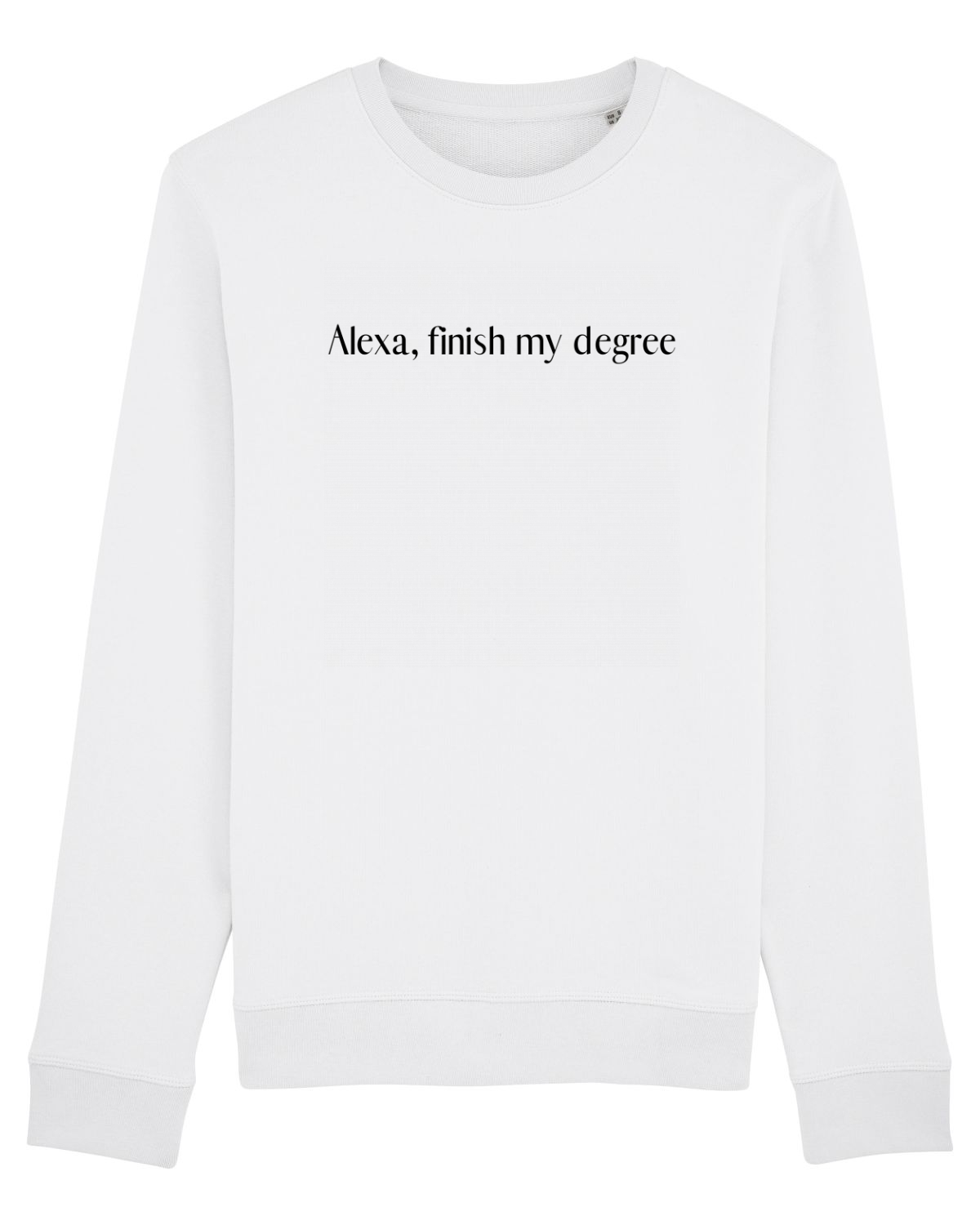 Bluză mânecă lungă Unisex Rise White