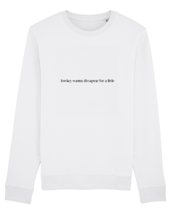 lowkey wanna dissapear for a little White