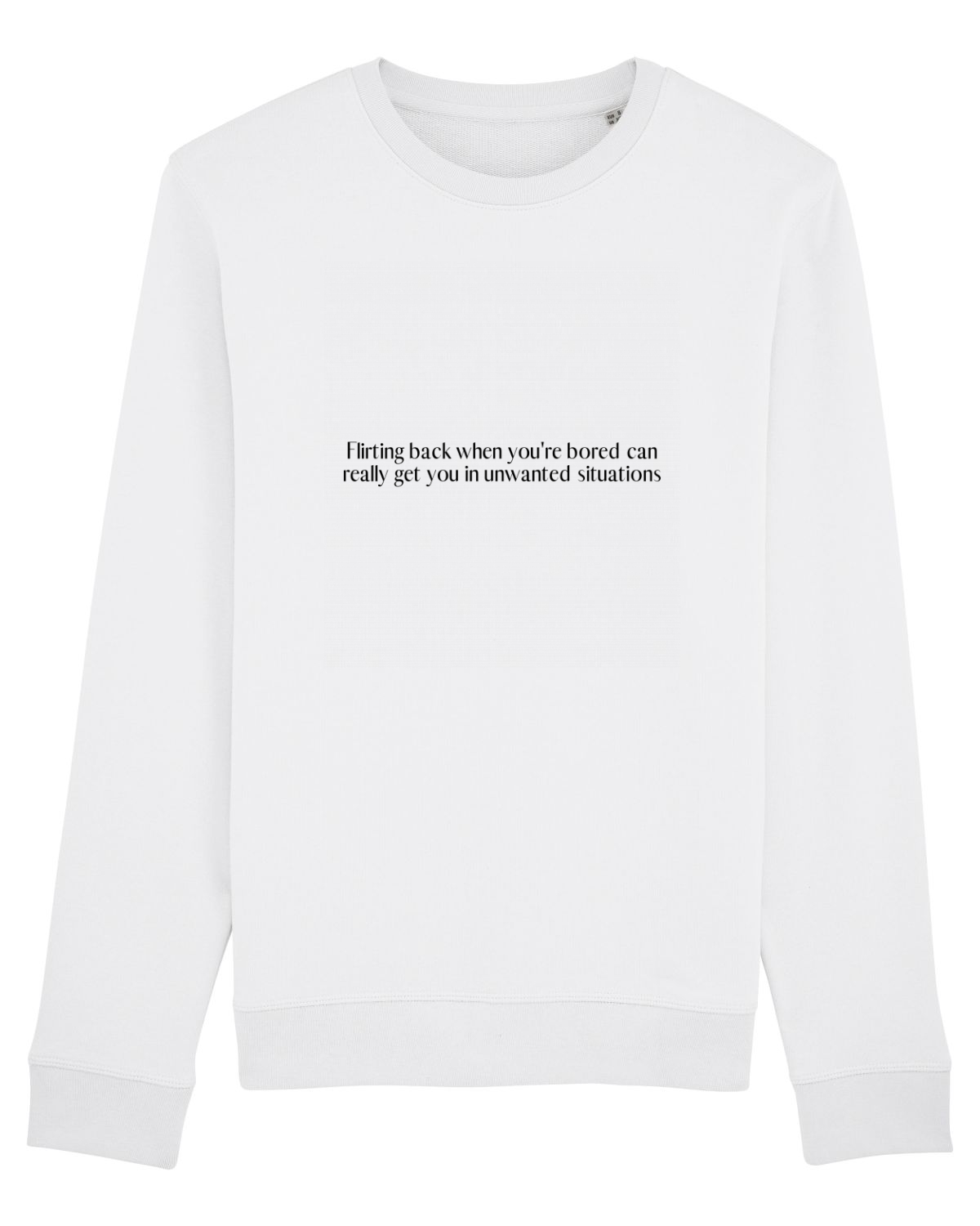 Bluză mânecă lungă Unisex Rise White