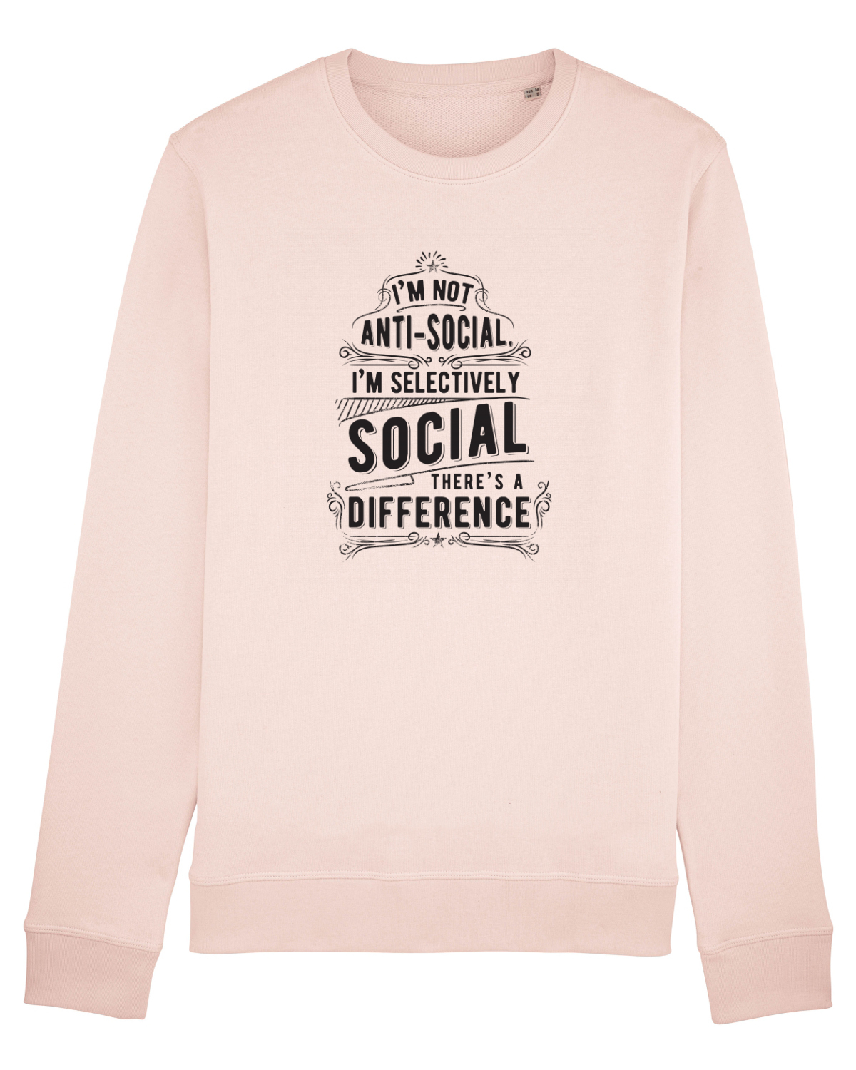 Bluză mânecă lungă Unisex Rise Candy Pink