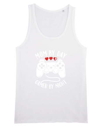 Mom by day gamer by night. White