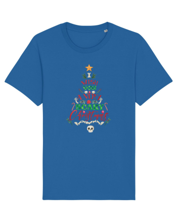 I Wish You A Very Scary Christmas Royal Blue