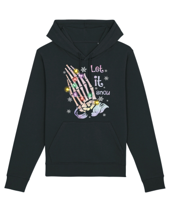Let It Snow Skeleton Hands Black