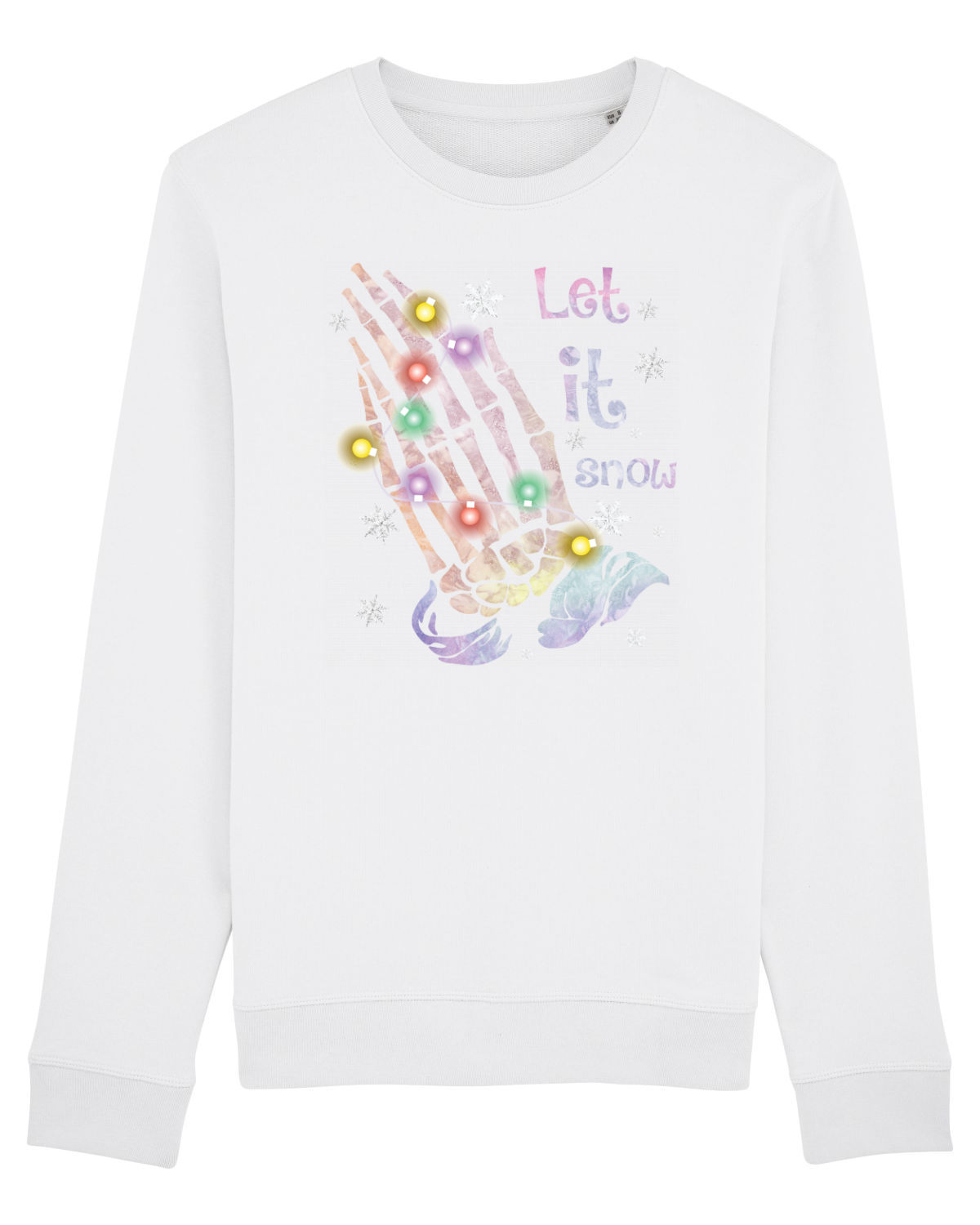 Bluză mânecă lungă Unisex Rise White