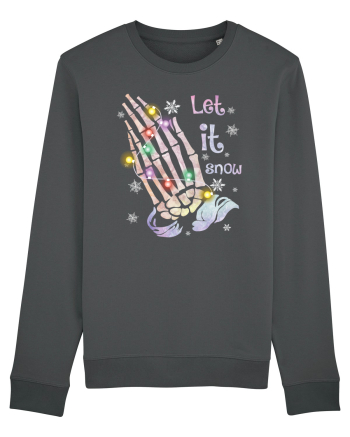 Let It Snow Skeleton Hands Anthracite