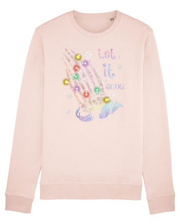Let It Snow Skeleton Hands Candy Pink