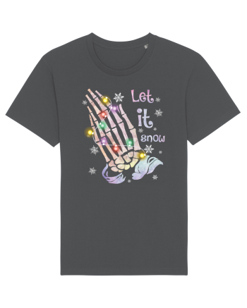 Let It Snow Skeleton Hands Anthracite