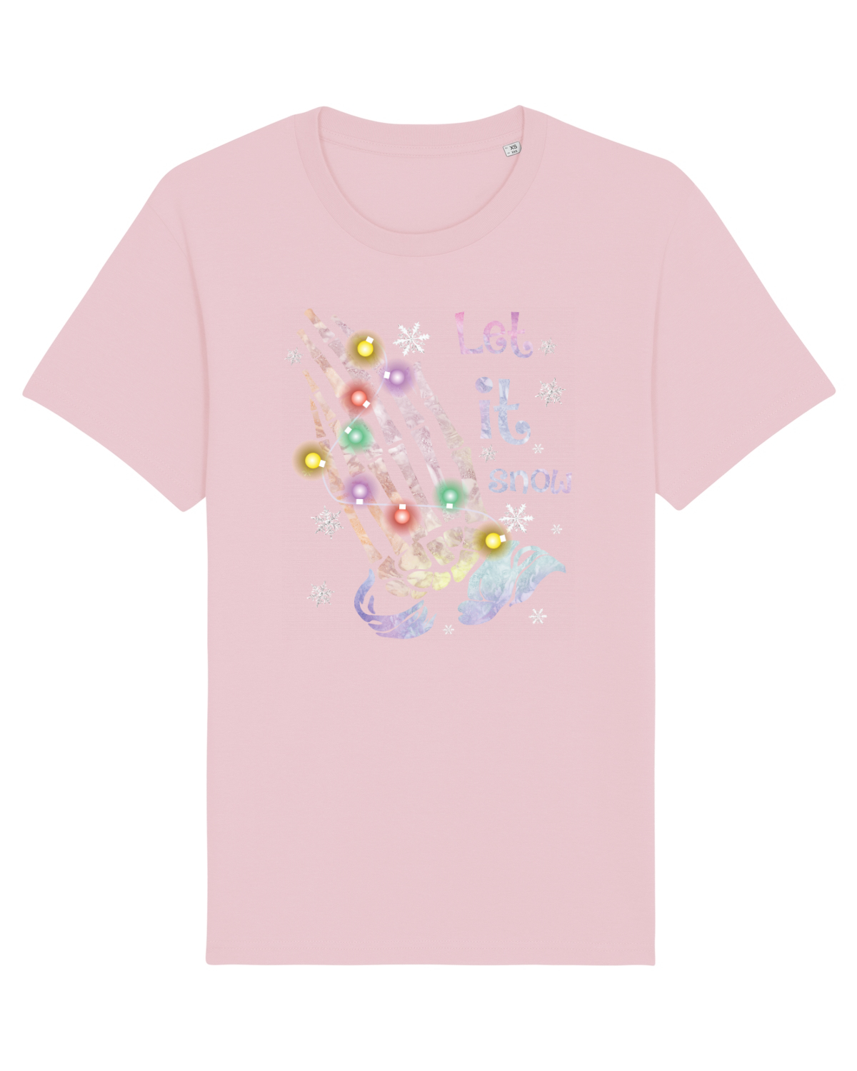 Tricou mânecă scurtă Unisex Rocker Cotton Pink
