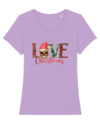 Love Christmas Skull Christmas Lavender Dawn